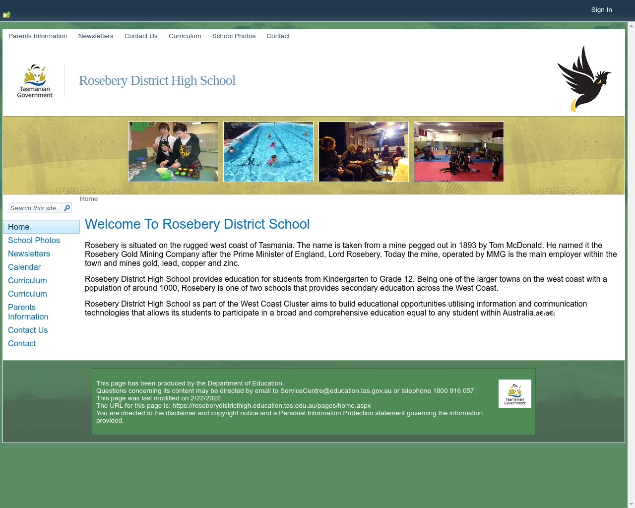 Rosebery District High School