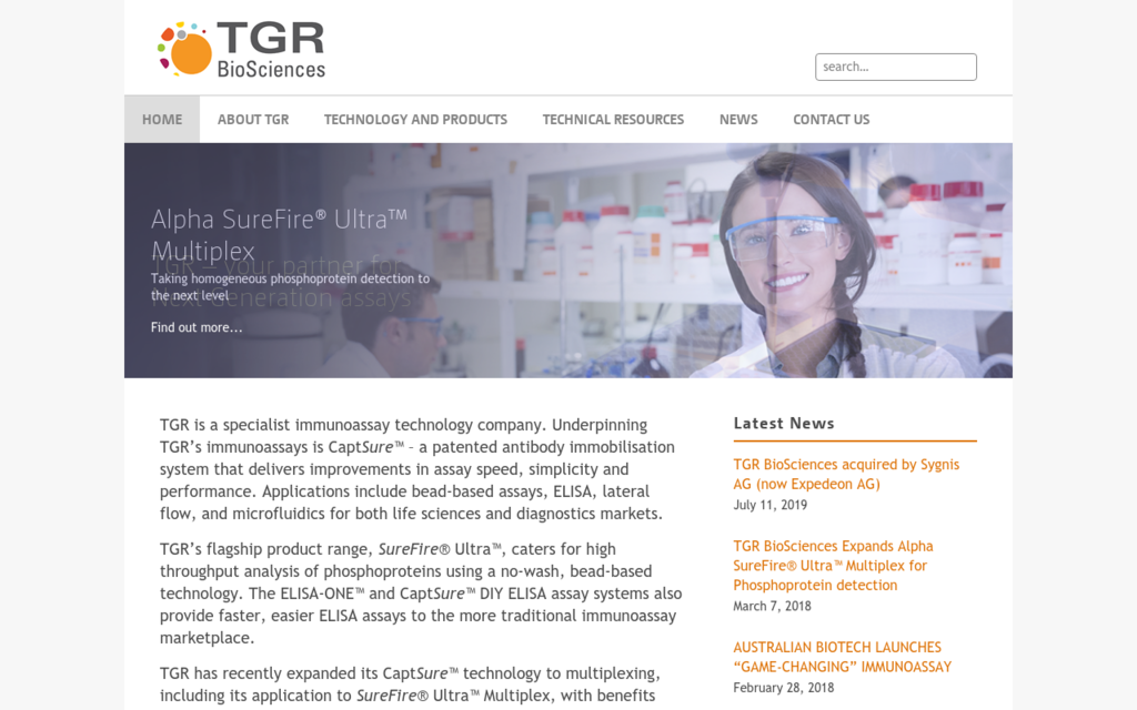 TGR Biosciences