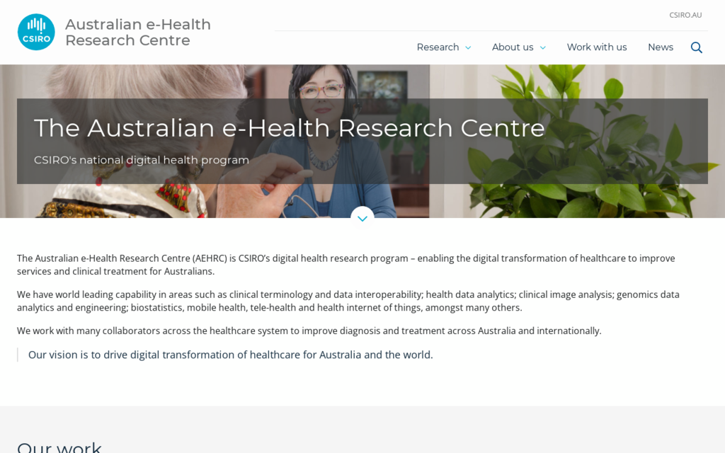Australian e-Health Research Centre